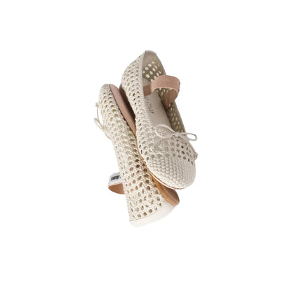 Miu Miu Slim White Mary Jane Shoes