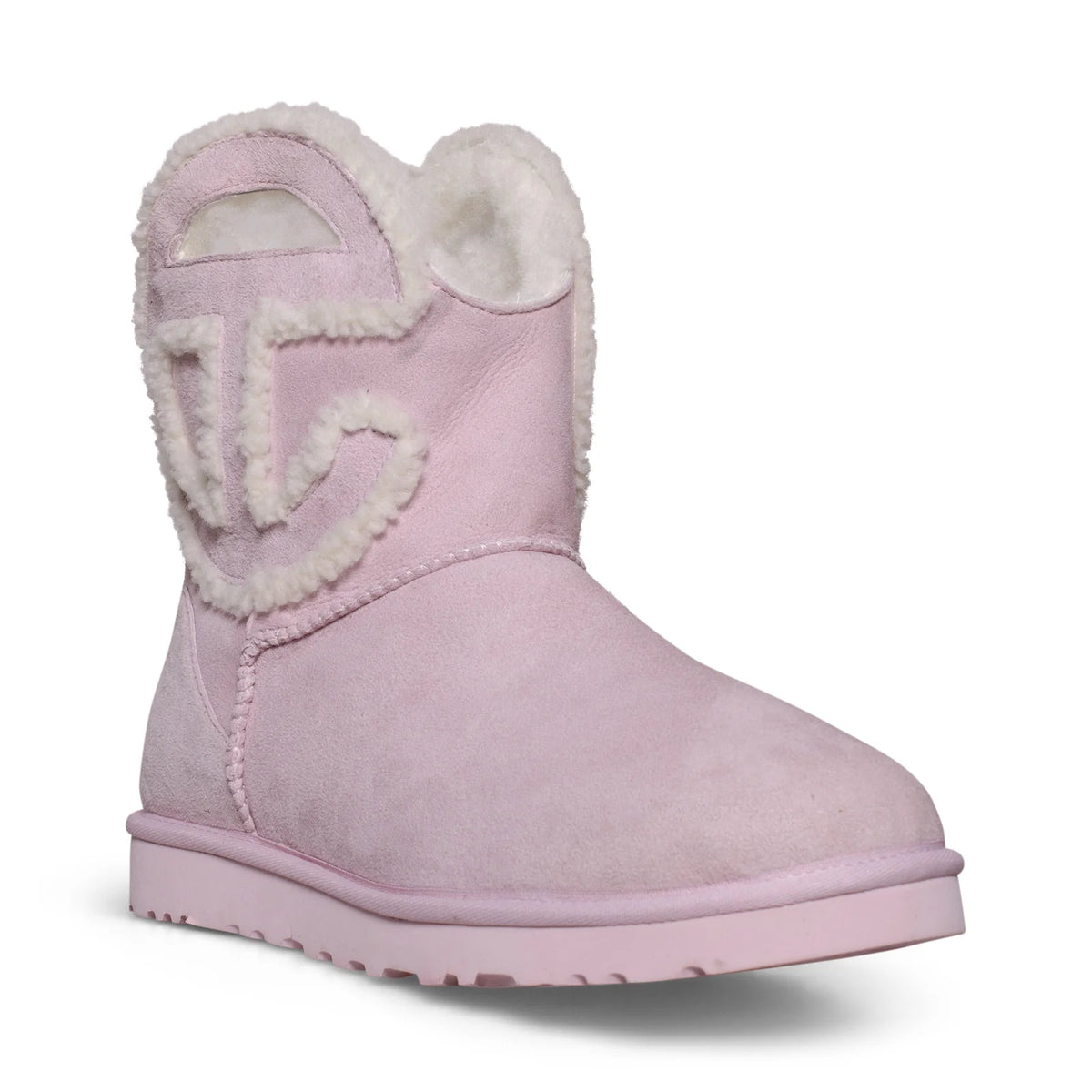 UGG x Telfar Logo Pink Mini Boot Kids