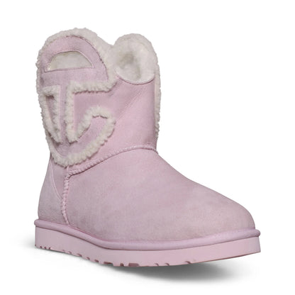UGG x Telfar Logo Pink Mini Boot Kids