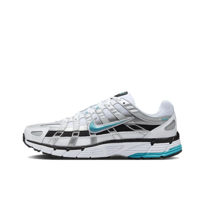 Nike P 6000 Abrasion Resistant White Blue Sneakers