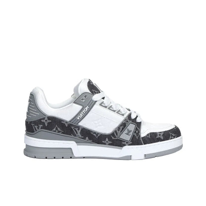Louis Vuitton LV Trainer Monogram Denim Grey White Sneaker