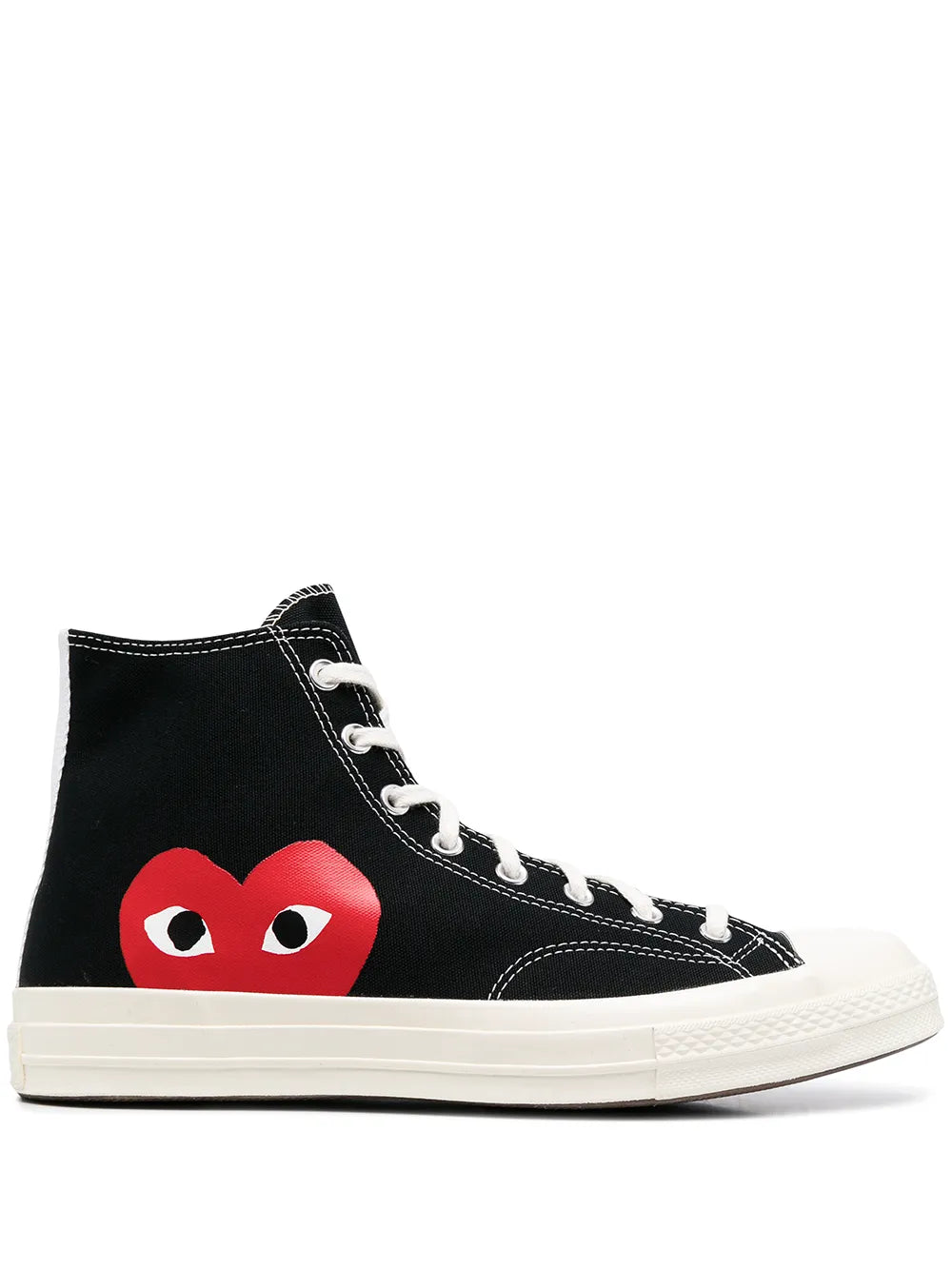 Converse x Comme Des Garçons Play Black high-top sneakers_Unique Store