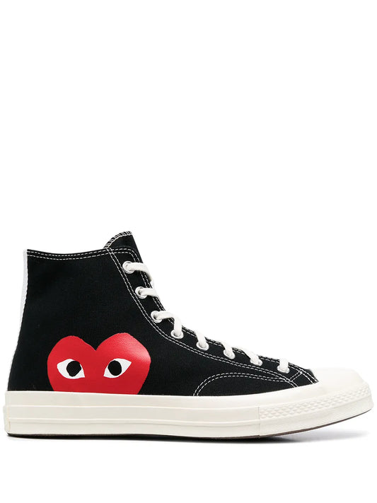 Converse x Comme Des Garçons Play Black high-top sneakers_Unique Store