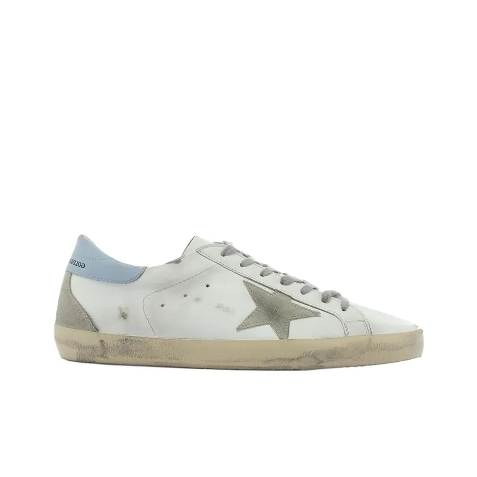 Golden Goose Super Star Nappa Star Blue tab heel Sneakers