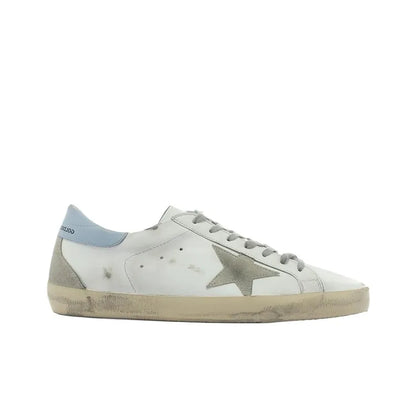 Golden Goose Super Star Nappa Star Blue tab heel Sneakers