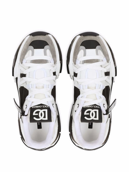 Dolce & Gabbana White Black Airmaster sneakers