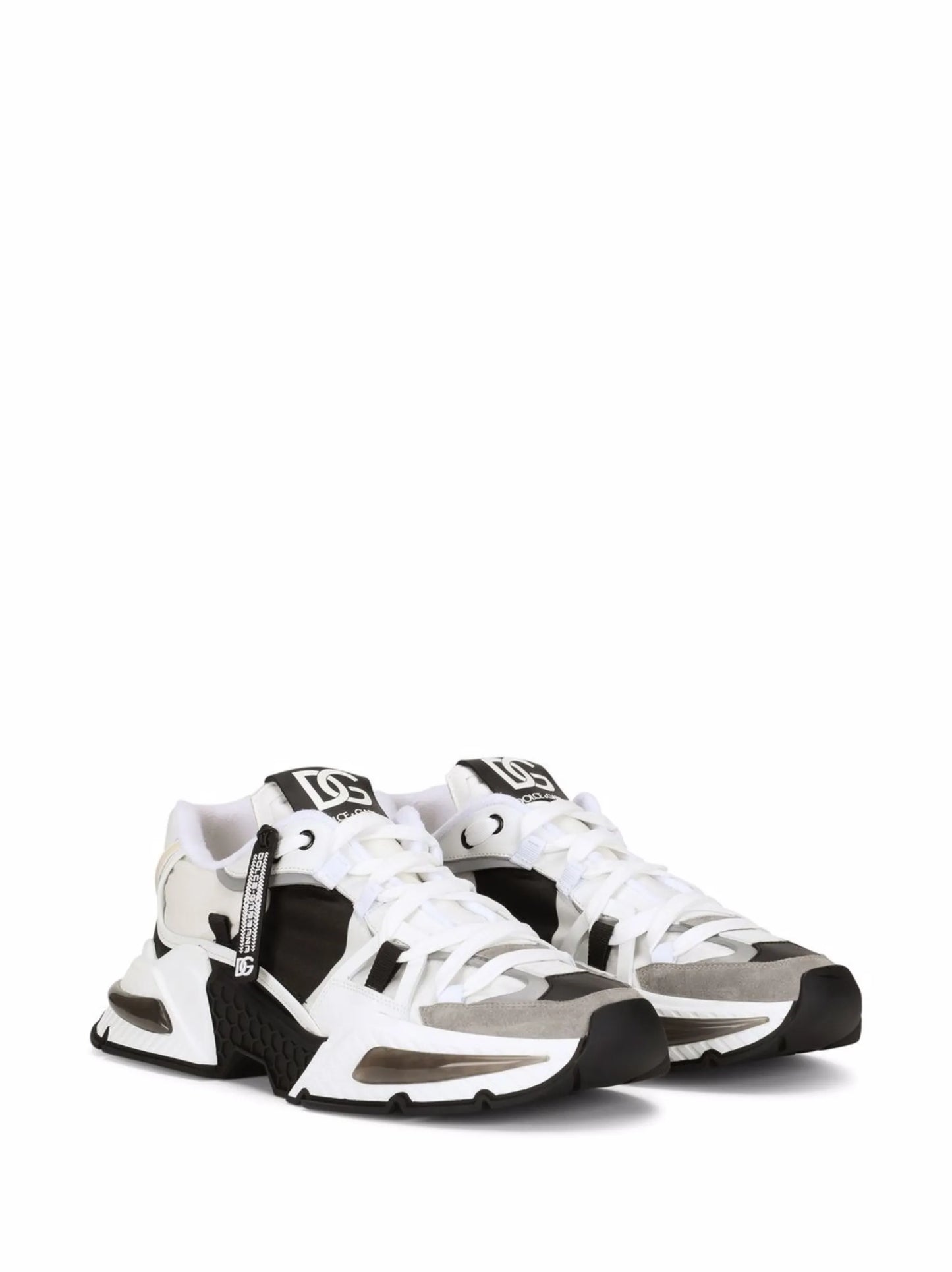 Dolce & Gabbana White Black Airmaster sneakers