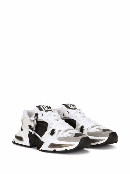 Dolce & Gabbana White Black Airmaster sneakers