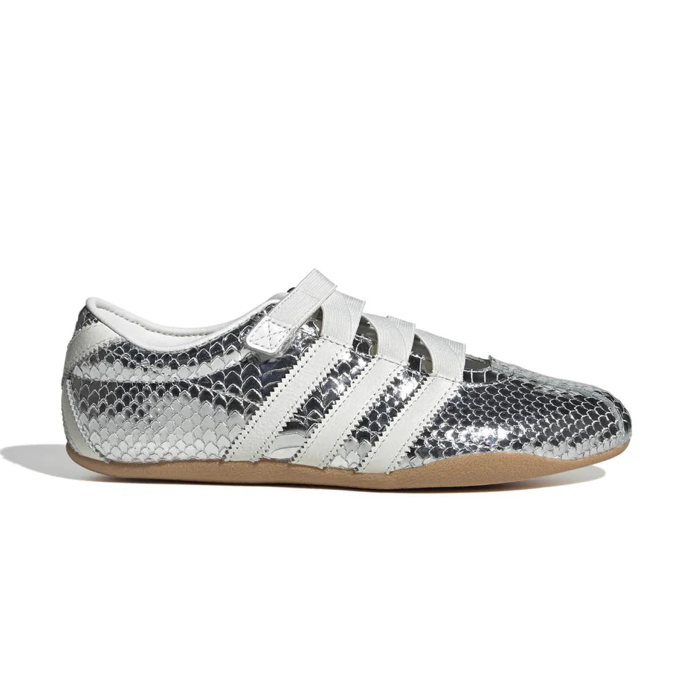 Adidas Tokyo Mary Jane Silver Snake White Sneakers