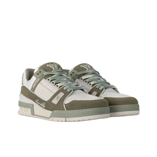 Louis Vuitton LV Trainer Green White Sneaker