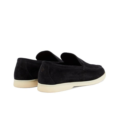 Loro Piana Summer Charms Walk Loafer Black Suede