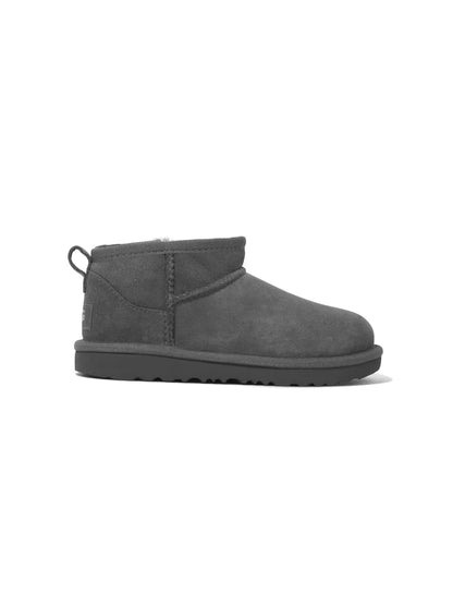 UGG Kids Classic Ultra Mini Boot Grey Suede