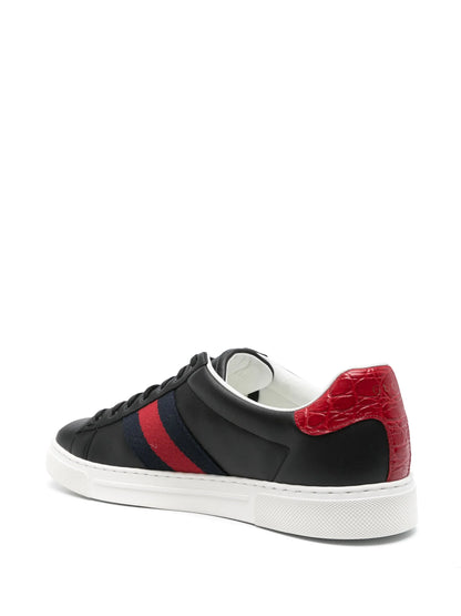 Gucci Ace Black Red Sneakers