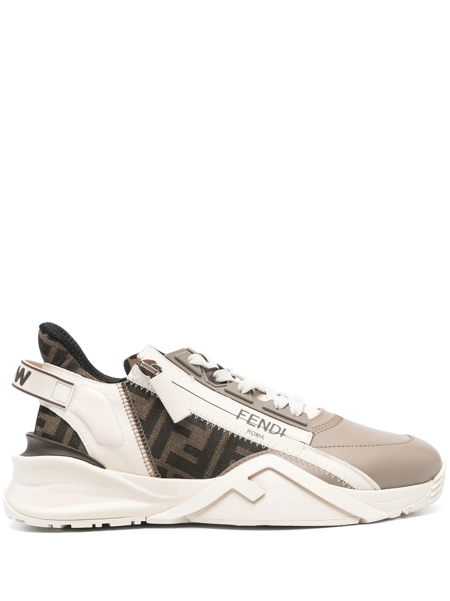 FENDI Flow Sleek Comfort Beige sneakers_Unique Store