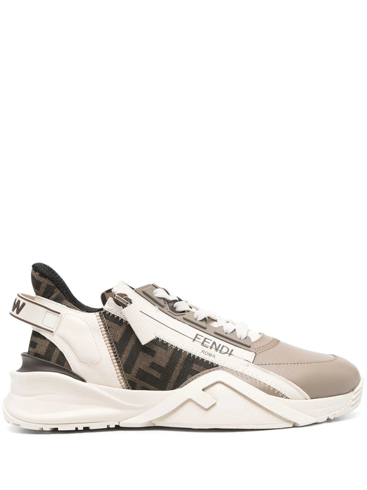 FENDI Flow Sleek Comfort Beige sneakers_Unique Store
