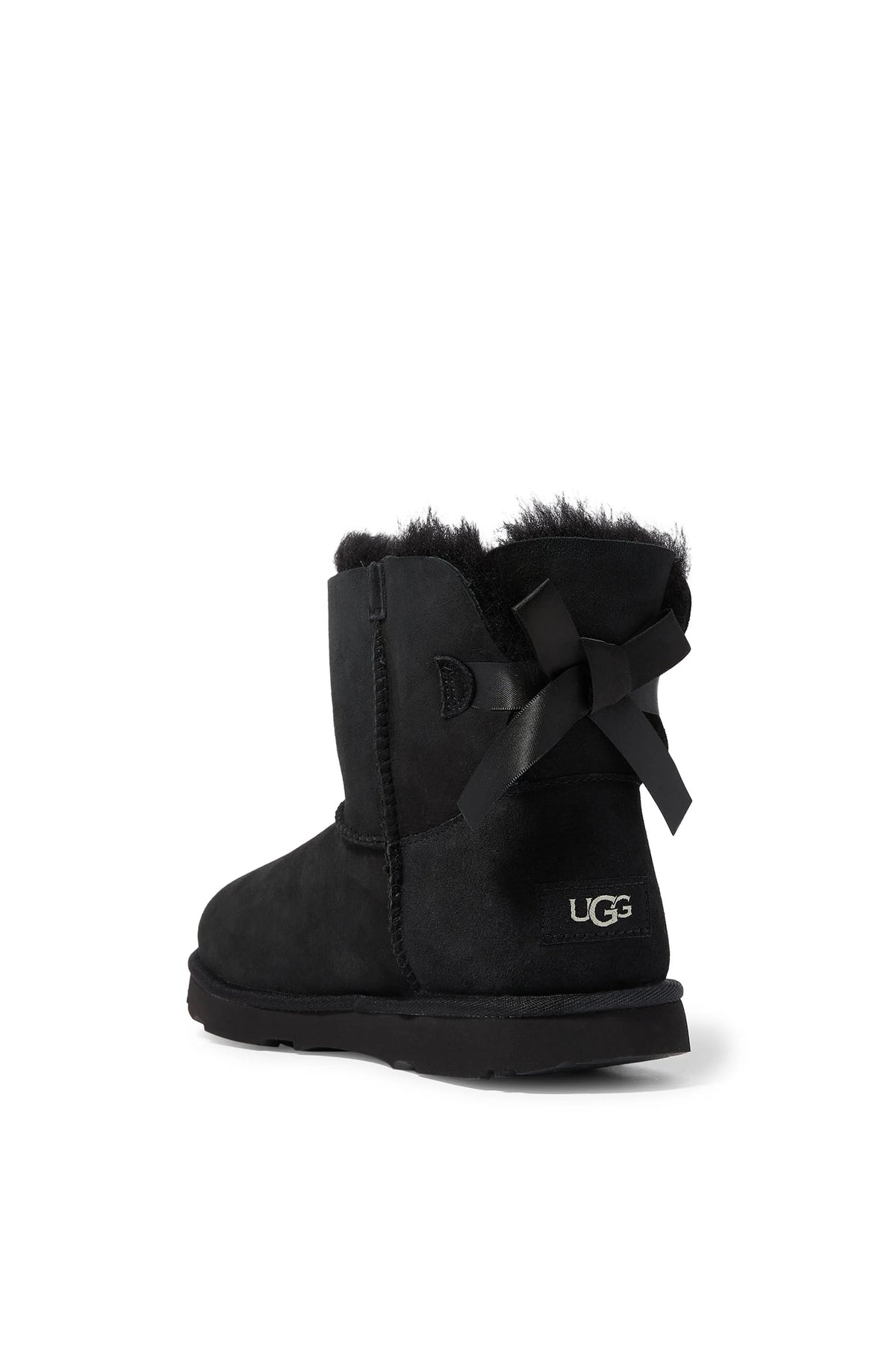UGG Toddlers Black Mini Bailey Bow II Boot Kids