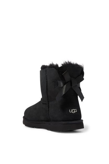 UGG Toddlers Black Mini Bailey Bow II Boot Kids