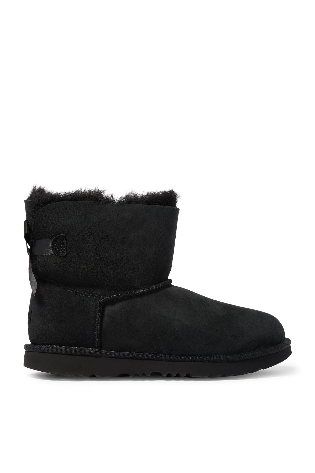 UGG Toddlers Black Mini Bailey Bow II Boot Kids
