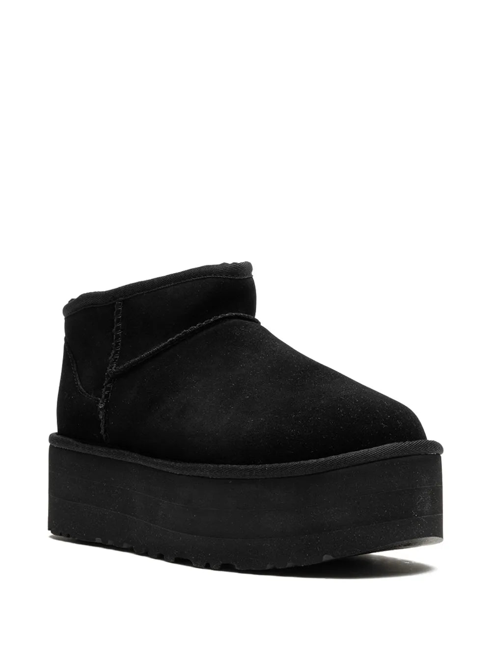 UGG Classic Ultra Mini Platform Black kids boots