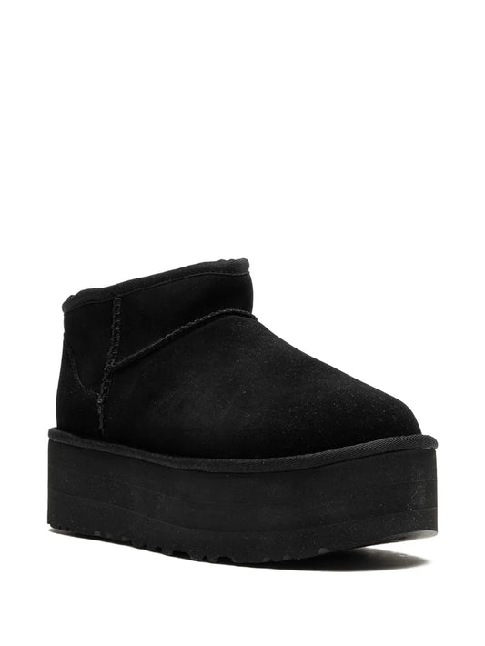 UGG Classic Ultra Mini Platform Black kids boots