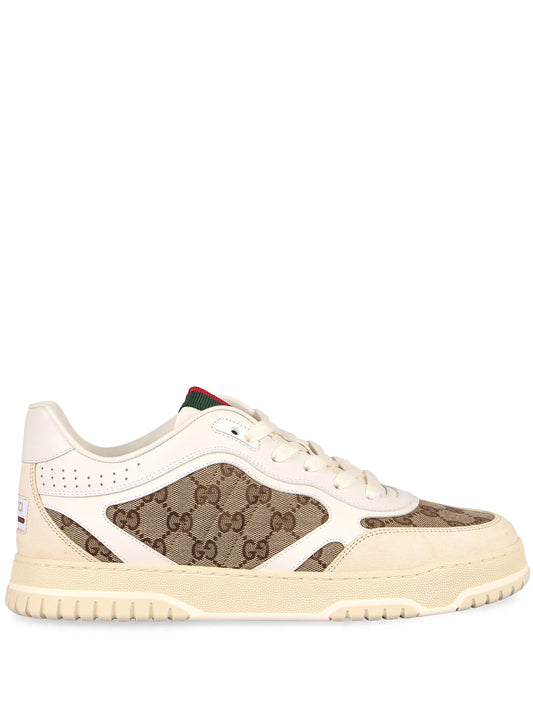 GUCCI RE Web Beige Sneakers_Unique Store