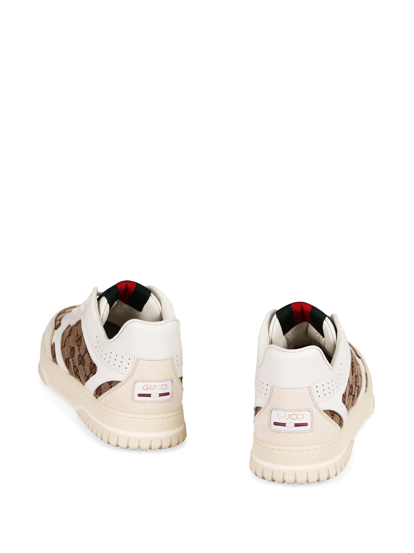 GUCCI RE Web Beige Sneakers