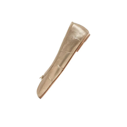 Maison Margiela Tabi Gold Ballerina Flats