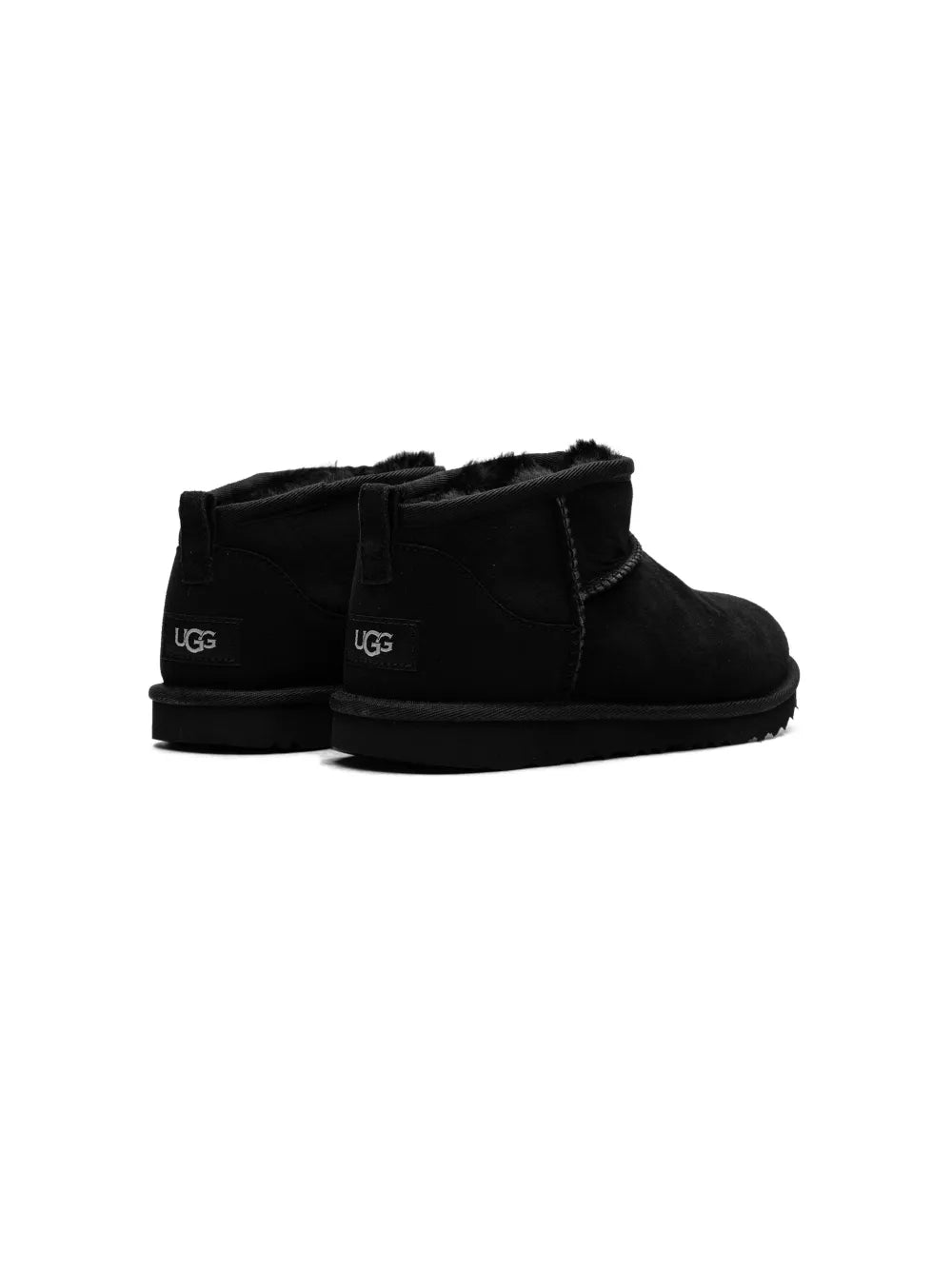 UGG Kids Classic Ultra Mini Boot Black Suede