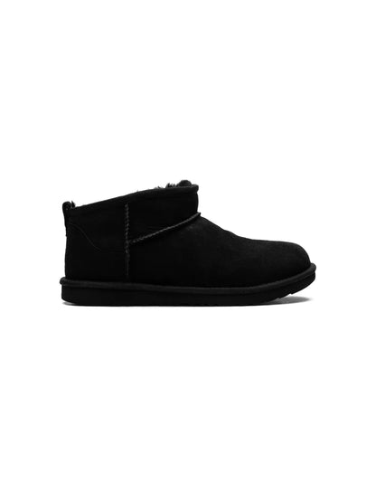 UGG Kids Classic Ultra Mini Boot Black Suede
