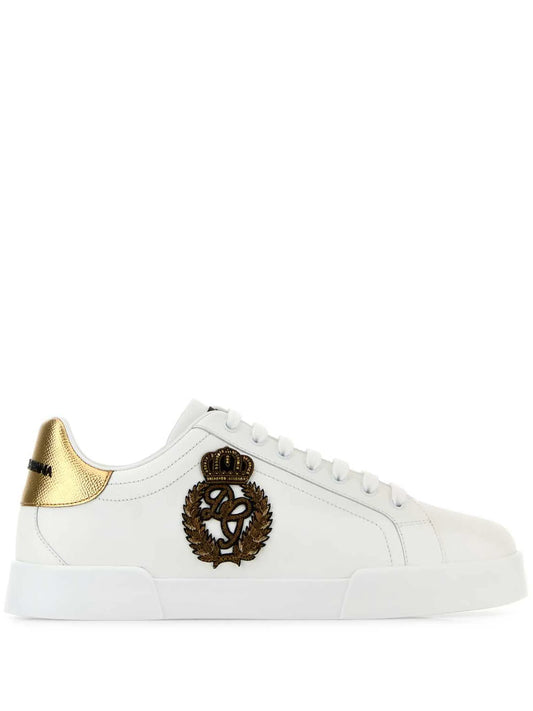 Dolce & Gabbana White Portofino sneakers_Unique Store