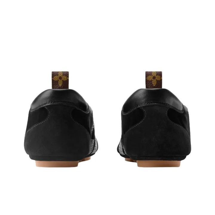Louis Vuitton LV Sneakerina Soft Black Velvet with a Striking