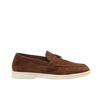 Loro Piana Summer Walk Loafer Vicuna Suede_Unique Store