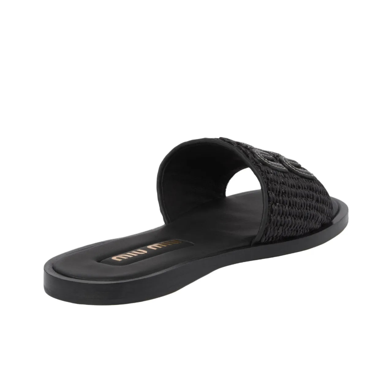 Miu Miu Black Flip-Flops