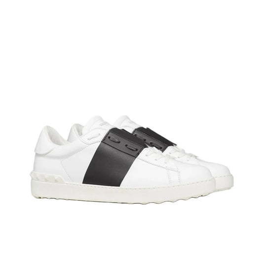 Valentino Garavani In Calfskin White Black open sneakers