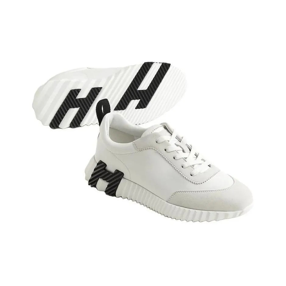 Hermès Bouncing Blanc Noir Sneakers