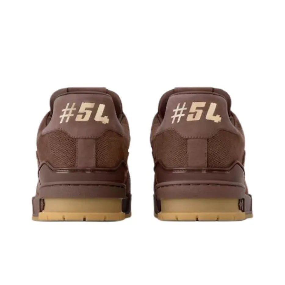 Louis Vuitton LV Trainer Distressed Marron Sneakers