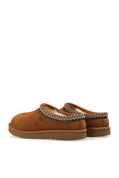 UGG Brown Tasman II suede Kids slides