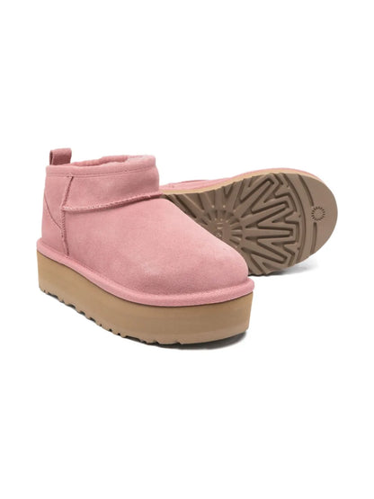 UGG Classic Ultra Mini Platform Pink Dawn kids boots