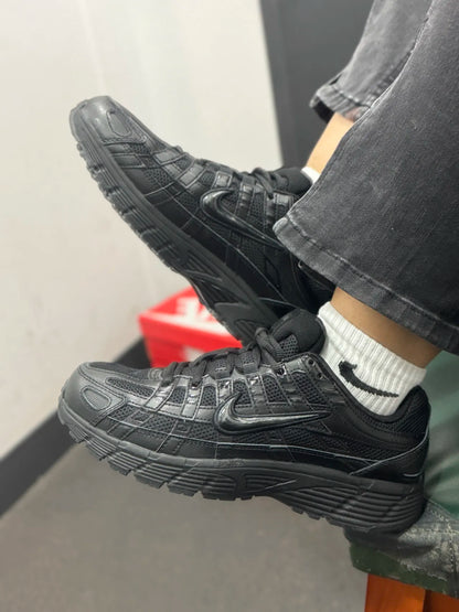 Nike P 6000 Abrasion Resistant Black Sneakers