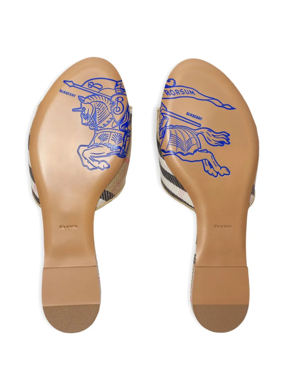 Burberry Sloane check-pattern sandals