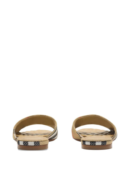 Burberry Sloane check-pattern sandals