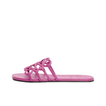 Loewe Petal Anagram Pink Slides