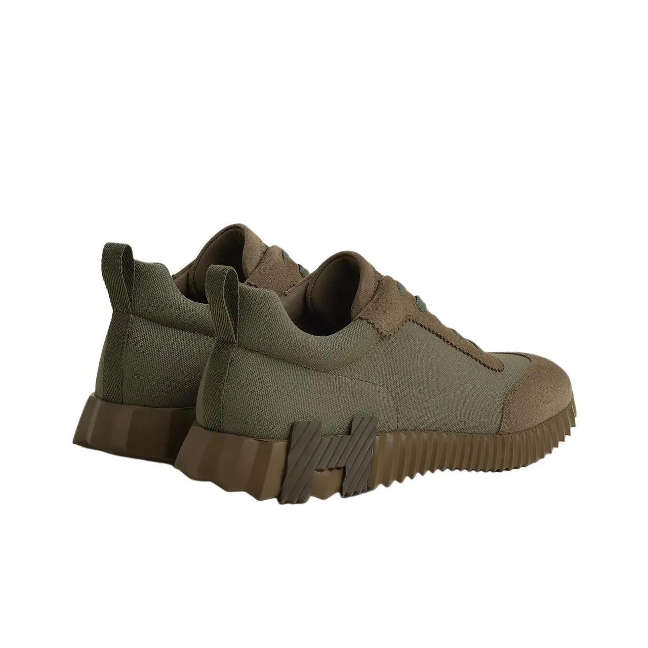 Hermès Bouncing Vert Toundra Cumin Blanc Sneakers