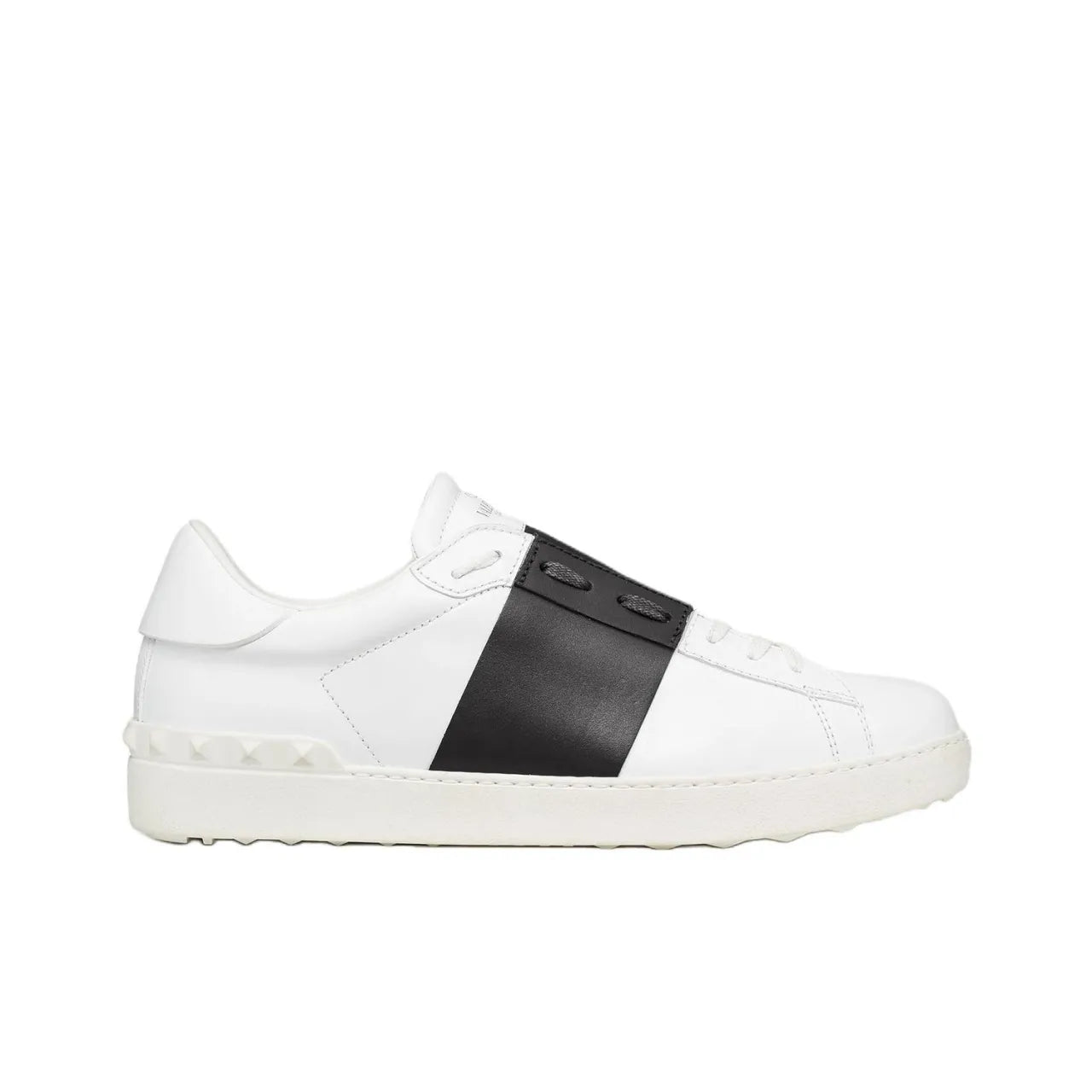 Valentino Garavani In Calfskin White Black open sneakers_Unique Store
