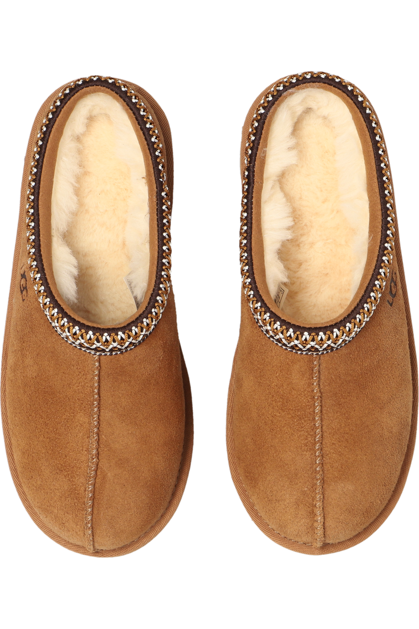 UGG Brown Tasman II suede Kids slides