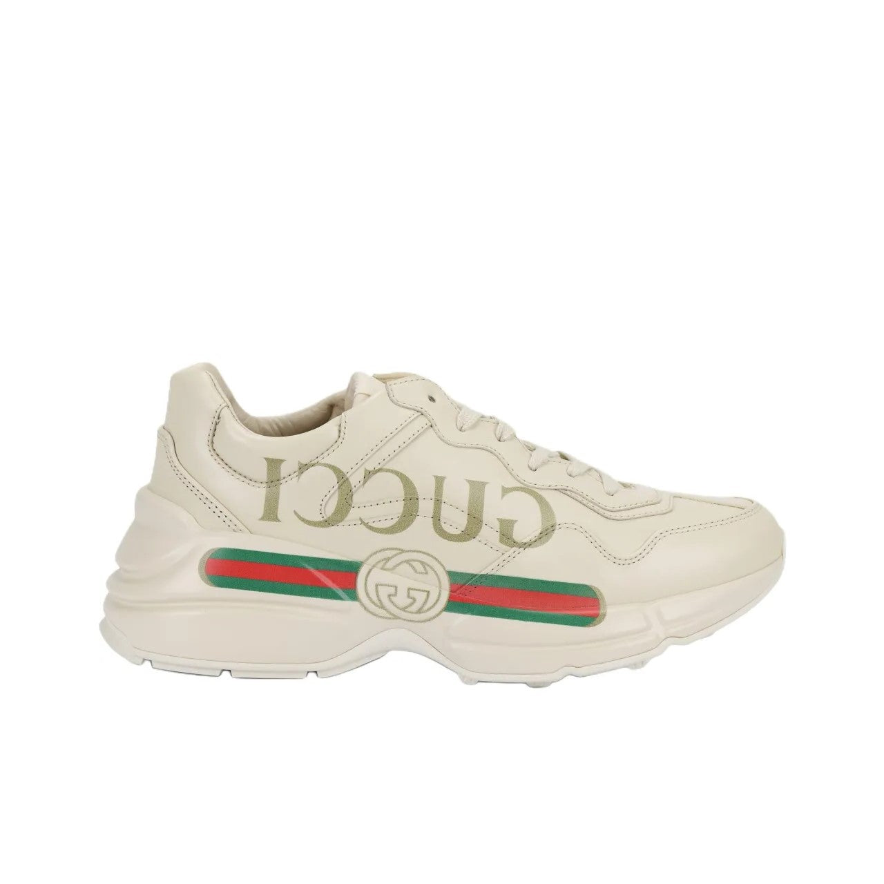 Gucci Rhyton Ivory White Sneakers_Unique Store