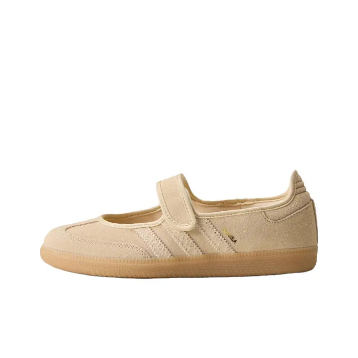 Adidas Samba Mary Jane In Beige Ballet Falts