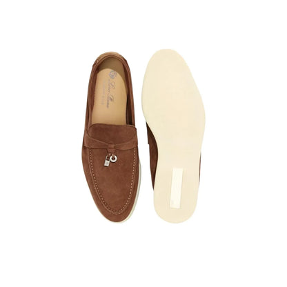 Loro Piana Summer Walk Loafer Vicuna Suede