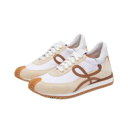 LOEWE Flow Runner Artificial Suede Beige sneakers