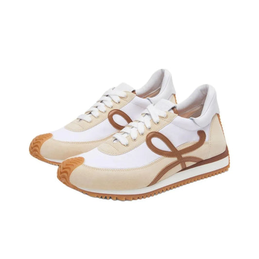 LOEWE Flow Runner Artificial Suede Beige sneakers